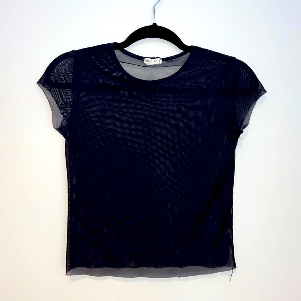 Mesh crop top